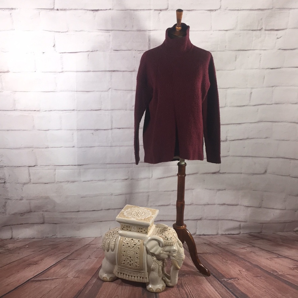 Madewell Solid Aria Turtleneck Sweater - image 2